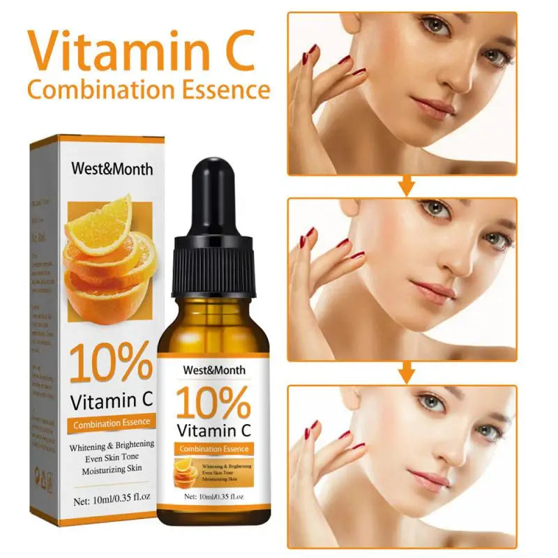 Essence éclaircissante pour le visage à la vitamine C et à l'acide hyaluronique WEST & MONTH