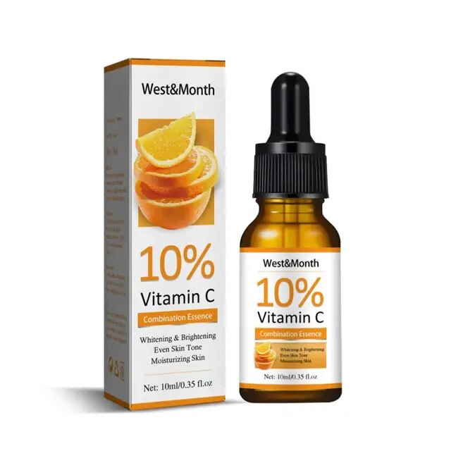 Essence éclaircissante pour le visage à la vitamine C et à l'acide hyaluronique WEST & MONTH