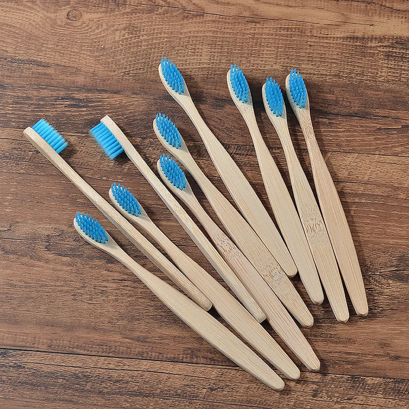 Ensemble de brosses à dents en bambou écologiques BAMBOO WORLD