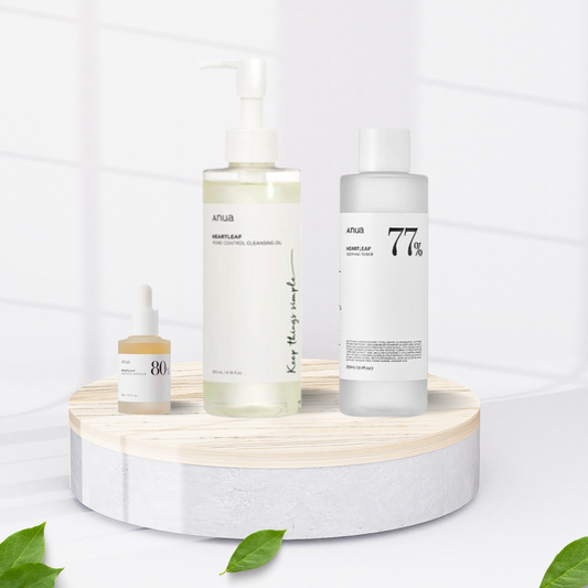ANUA 3 pièces de soins essentiels pour la peau