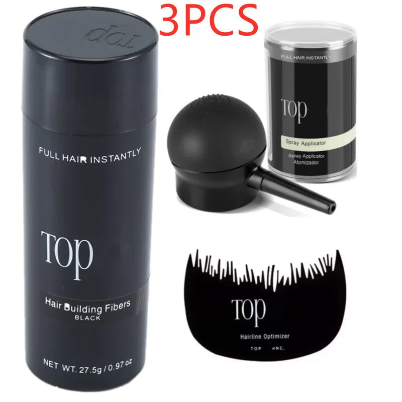 TOP 3PCS Haaraufbaufasern