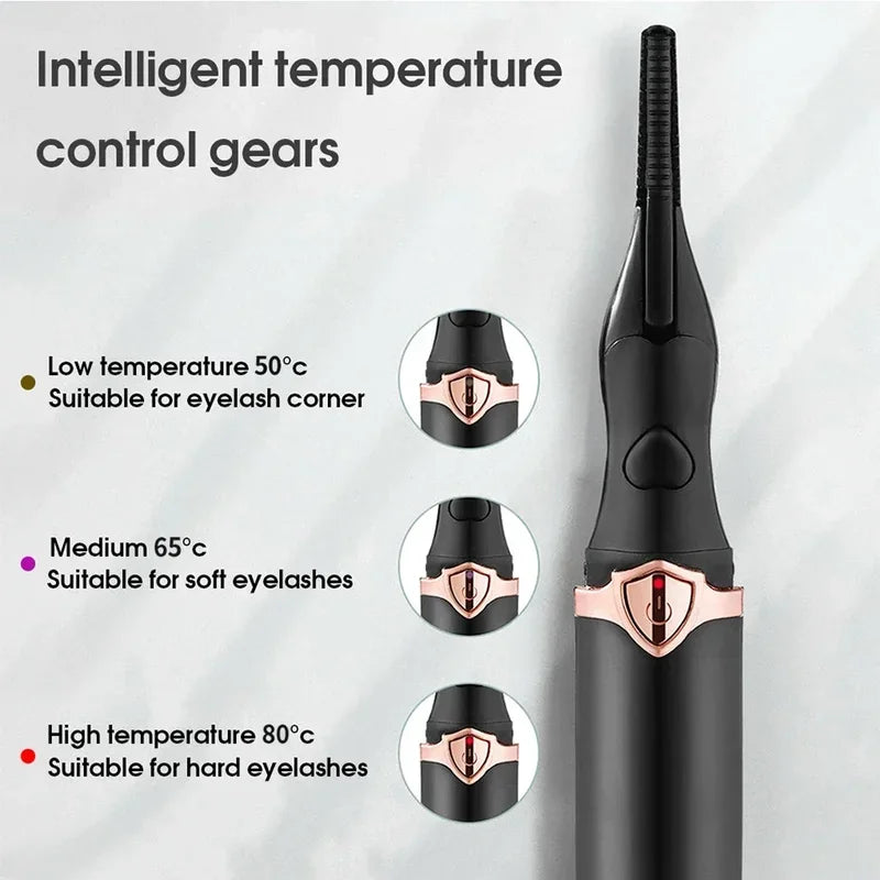 Recourbe-cils chauffant portable GUJHUI - Rechargeable par USB avec 3 modes de température