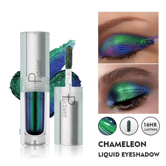 Vibrant Multichrome Liquid Eyeshadows - 19 Captivating Shades