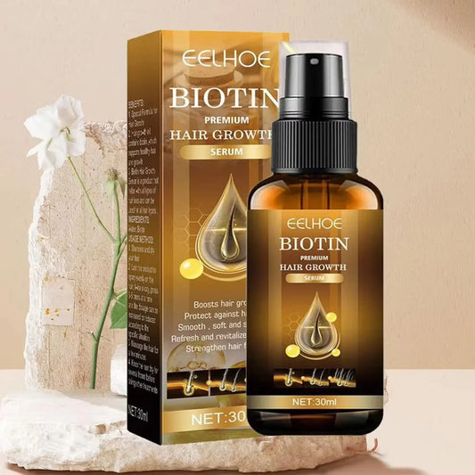 EELHOE Biotin-Haarwuchsspray – Anti-Haarausfall-Behandlung für Kopfhaut und Bart