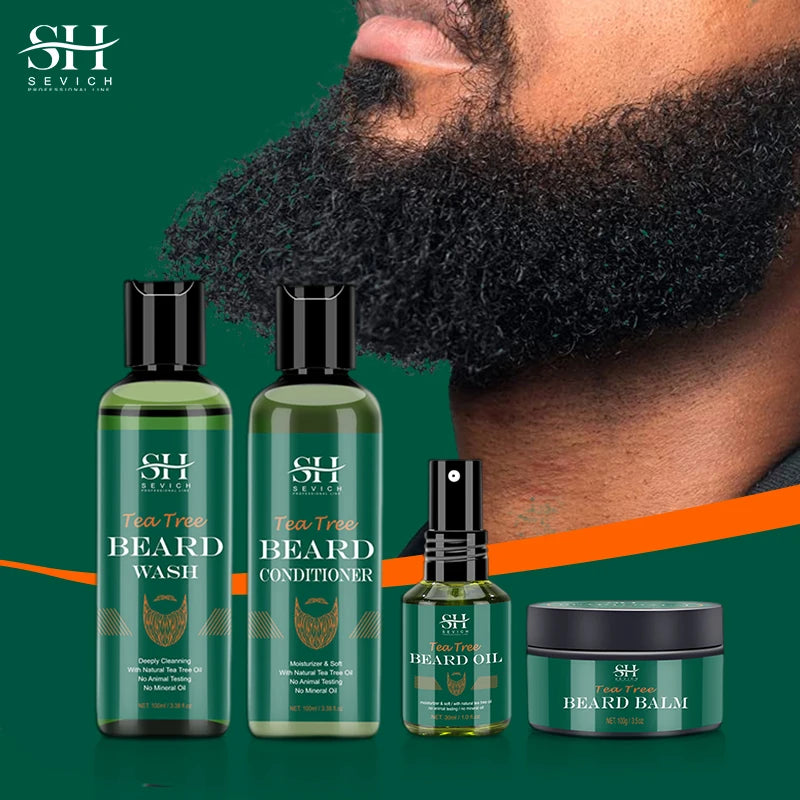 Kit de pousse de barbe SEVICH pour hommes
