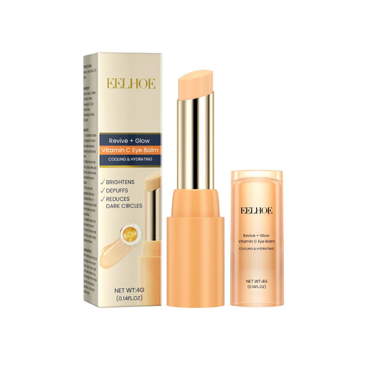 EELHOE Moisturizing Brightening Anti Puffy Eye Bag Dark Circles Vitamin C Fine Cream Stick