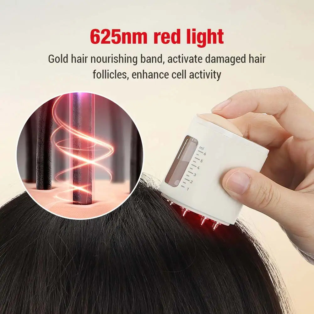 Masseur de cuir chevelu à LED PASTSKY avec micro-courant et thérapie par lumière rouge