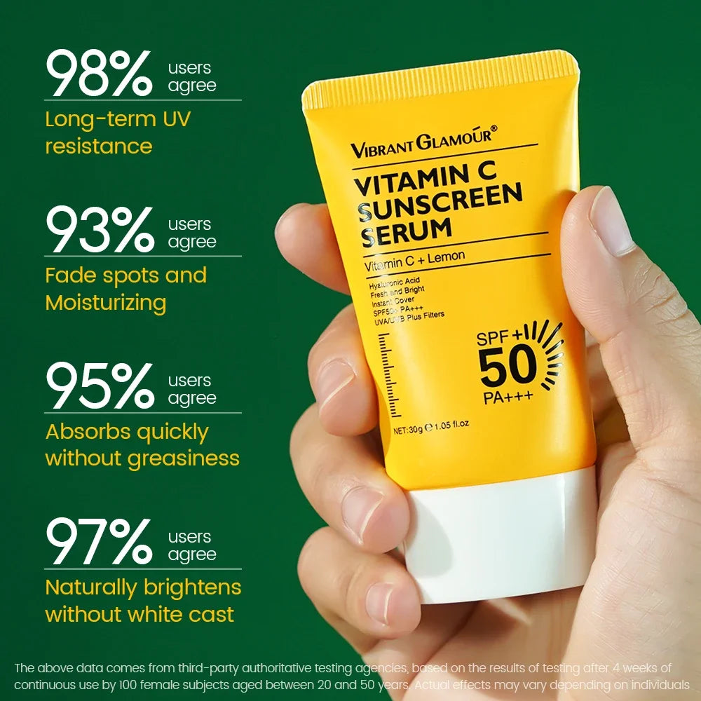 Coffret de soins de la peau à la vitamine C VIBRANT GLAMOUR
