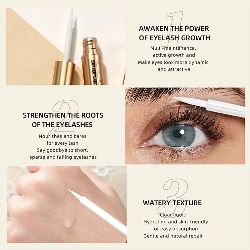 QIBEST Eyelash Growth Essence Serum