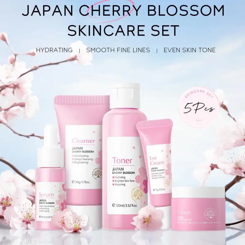 FENYI Kirschblüten-Sakura-Hautpflegeset