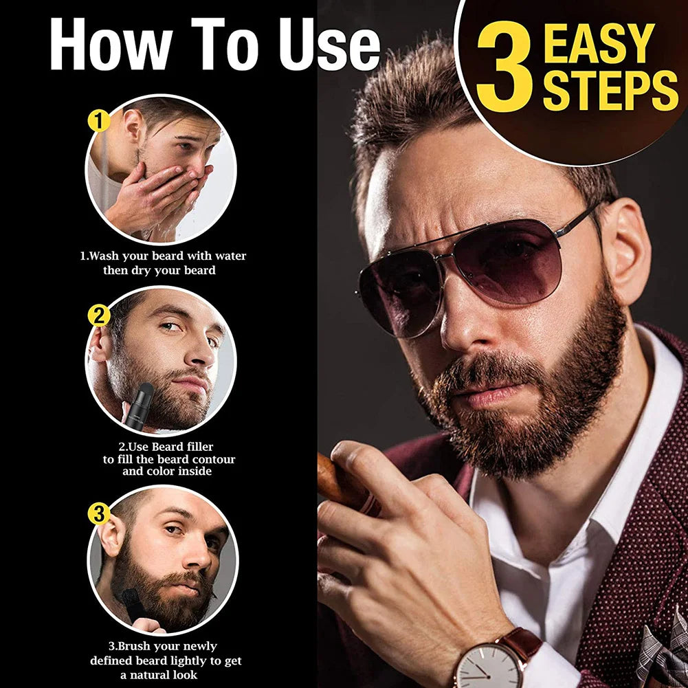 Crayon de remplissage pour barbe et moustache