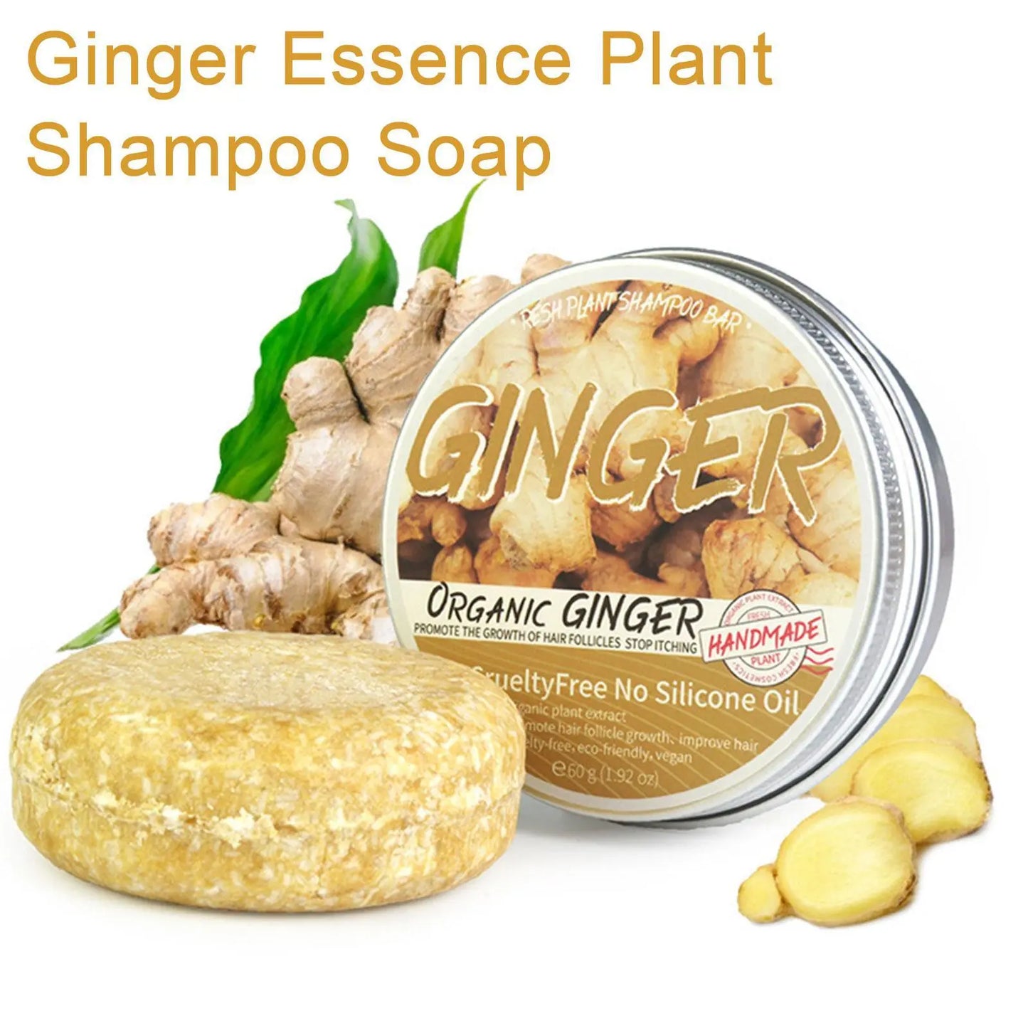 Barre de savon shampoing UOYOTT Ginger Polygonum