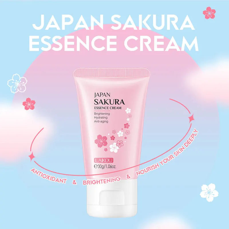 Crème visage à l'essence de cerisier du Japon LAIKOU