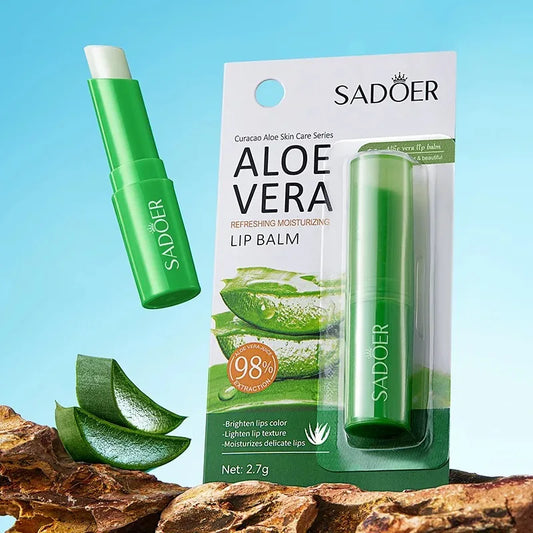SADOER Aloe Lip Balm – Nourishing, Moisturizing & Lip Repair Stick
