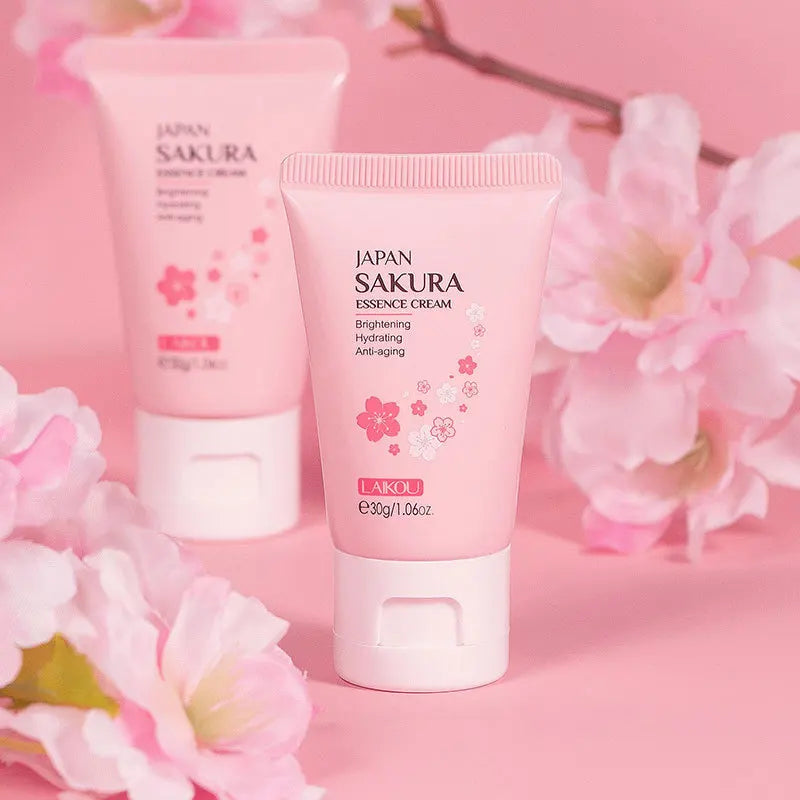 Crème visage à l'essence de cerisier du Japon LAIKOU