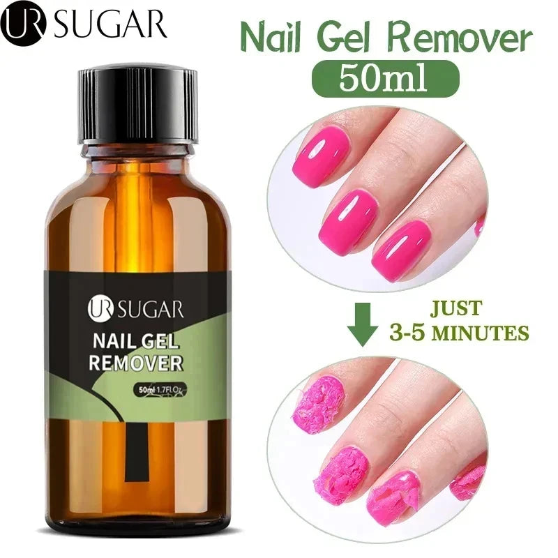 UR SUGAR Nail Art Polishes & Quick Glide Effortless Remover Gel
