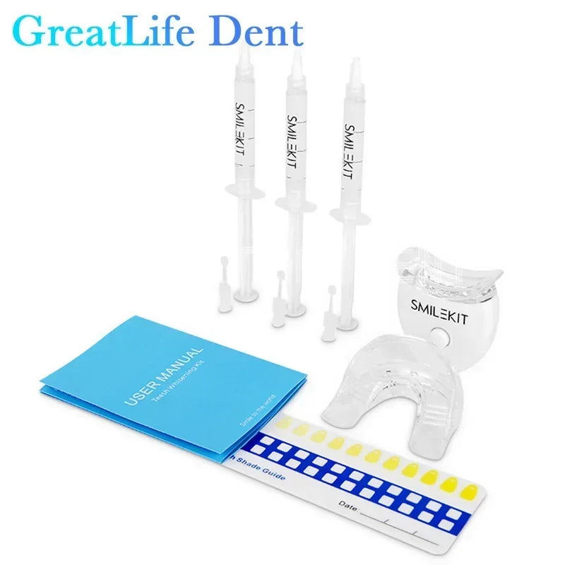 GREATLIFE DENT Small Blue Light Teeth Whitening Kit