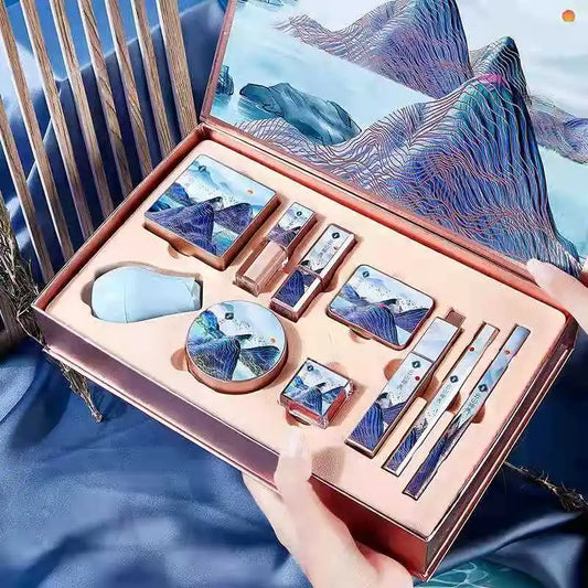Coffret cadeau de beauté orientale HANBER - Thème Lotus Pond Moonlight