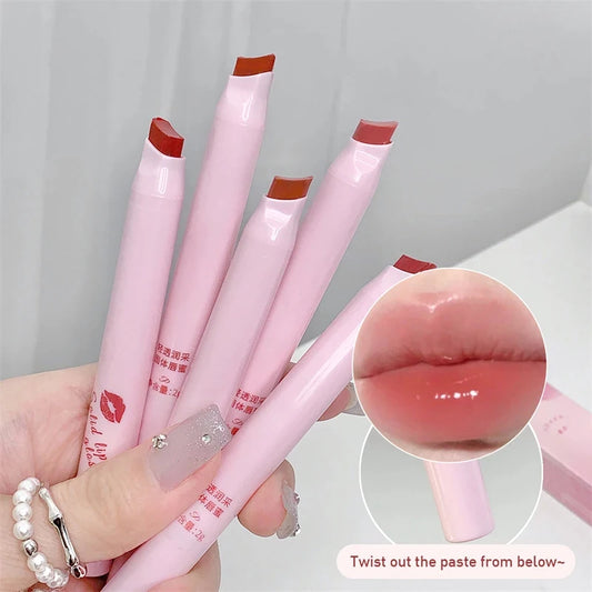 SHEEN Moisturizing Smooth Long Lasting Curved Design Makeup Clear Lipgloss