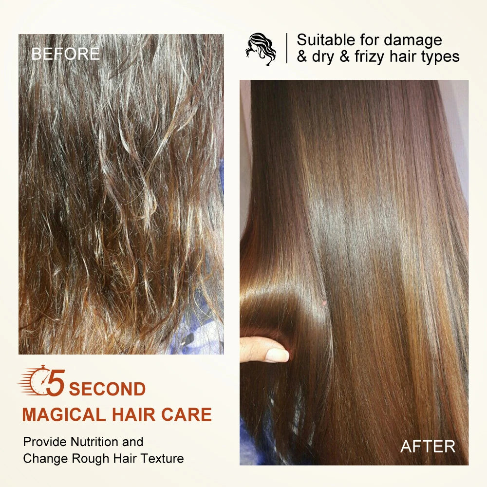 PURC Anti Dry Frizz Damage Soft Shiny Argan Oil Repair Keratin Treatment Hair Mask 60/120 ml
