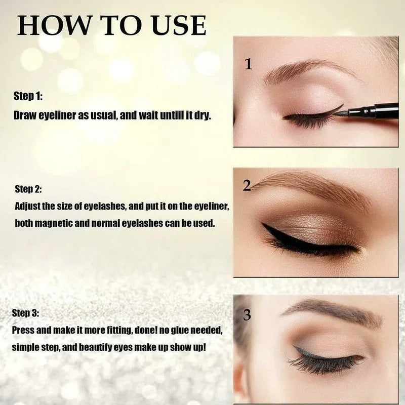 Crayon contour des cils adhésif 2 en 1 LADY MAKEUP