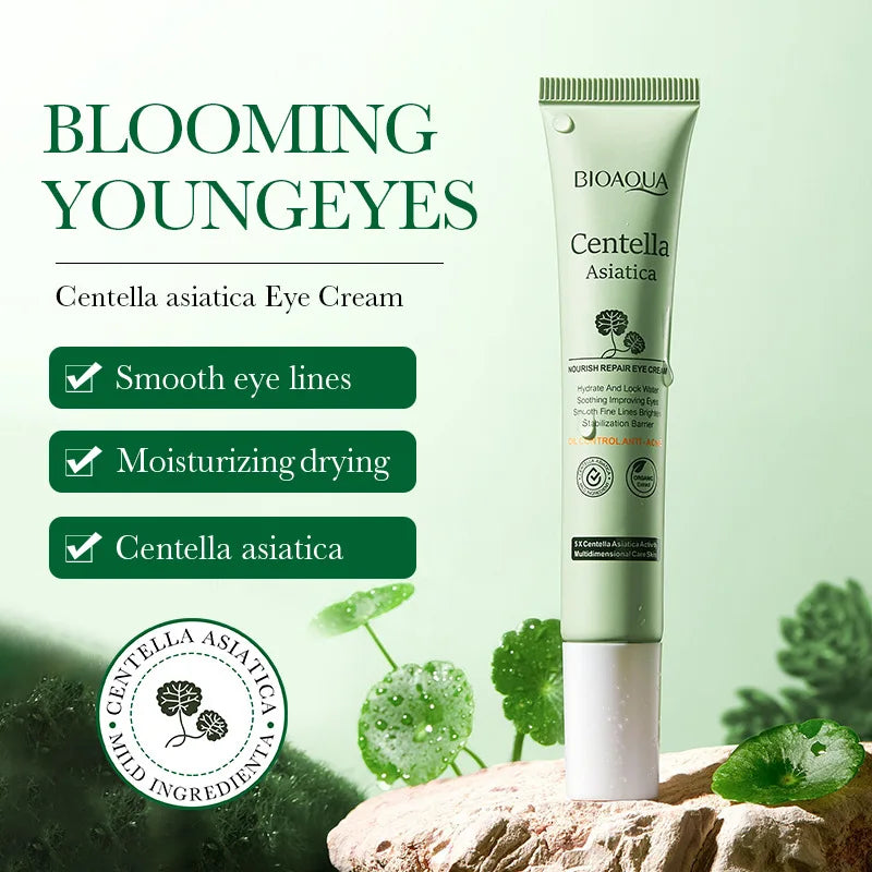 BIOAQUA Centella Eye Cream - Anti Dark Circles & Puffiness Moisturizing Eye Care