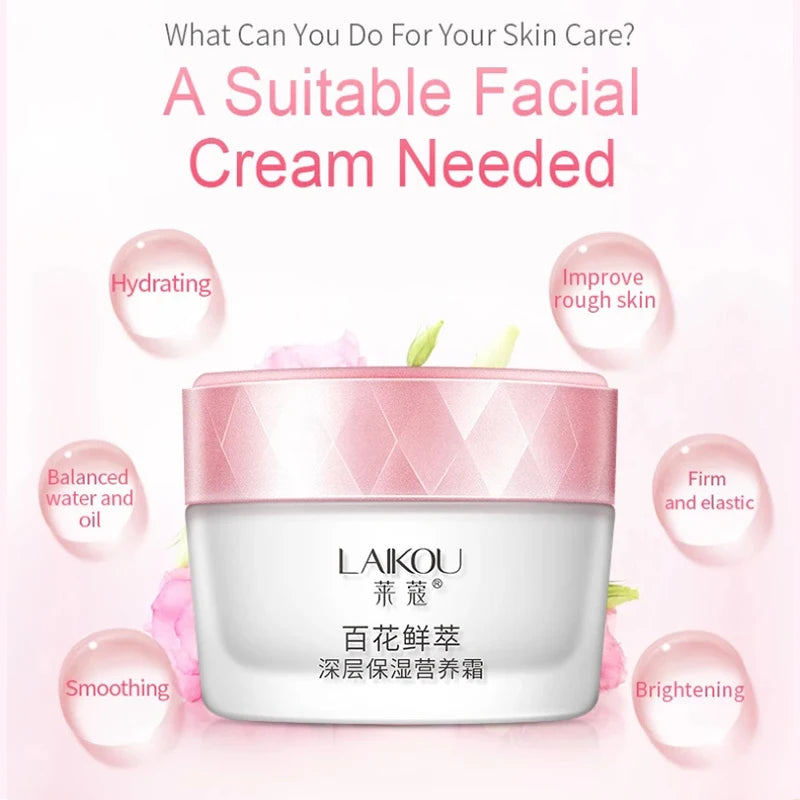 LAIKOU Hyaluronic Acid Face Cream - Tender Moisturizing and Brightening Care