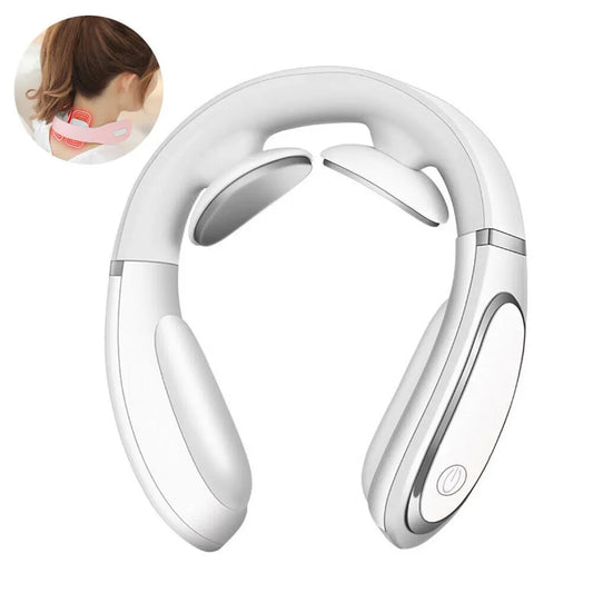 SEMIMESEI Masseur de stimulation du cou sans fil rechargeable USB 3 modes 15 intensités