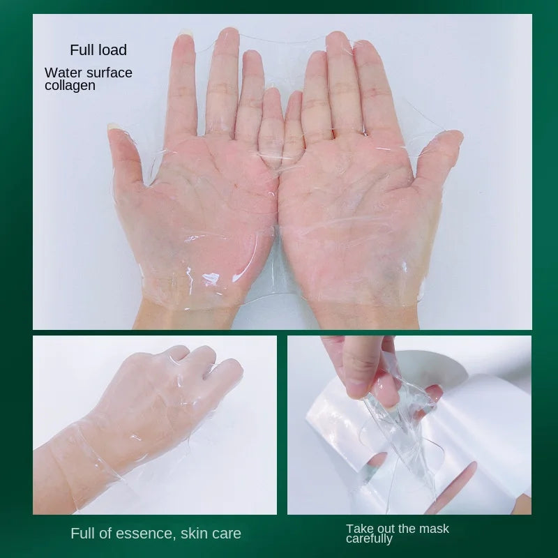 Masque facial à la gelée de cristal de collagène aux algues JINSHANE 5 pièces