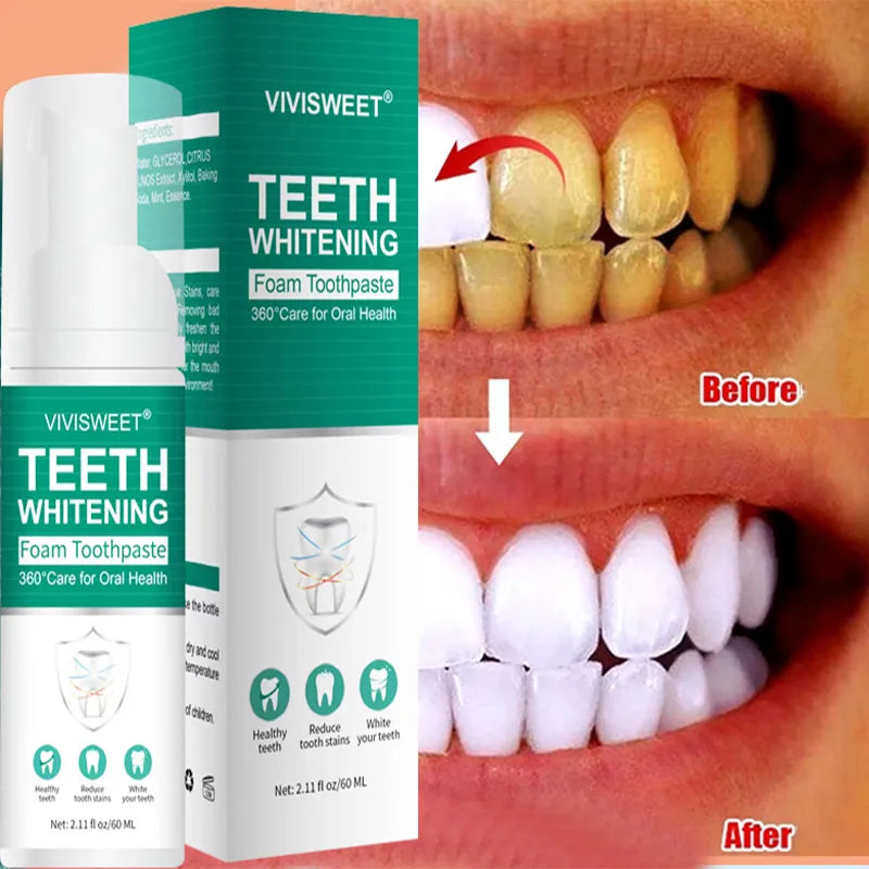 Mousse/Dentifrice blanchissant VIVISWEET