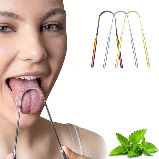 BREYLEE Stainless Steel Tongue Scraper