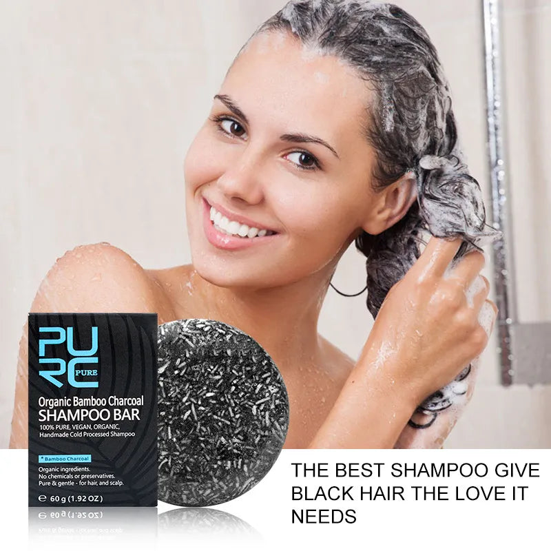 PURC White/Grey Hair Darkening Shampoo Bar