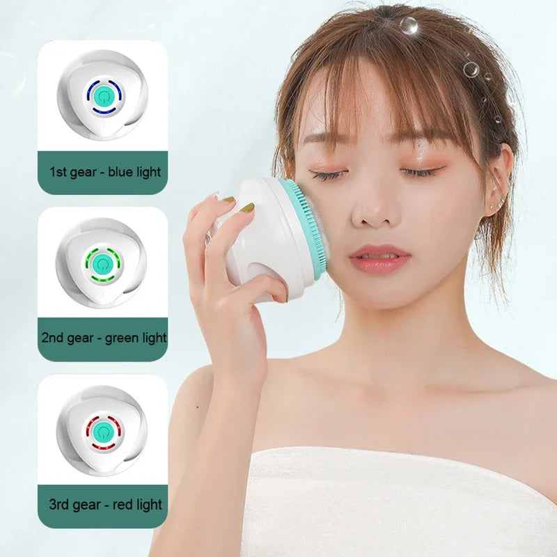 Ensemble de brosses de nettoyage de douche électriques 5 en 1 HAOYUNMA