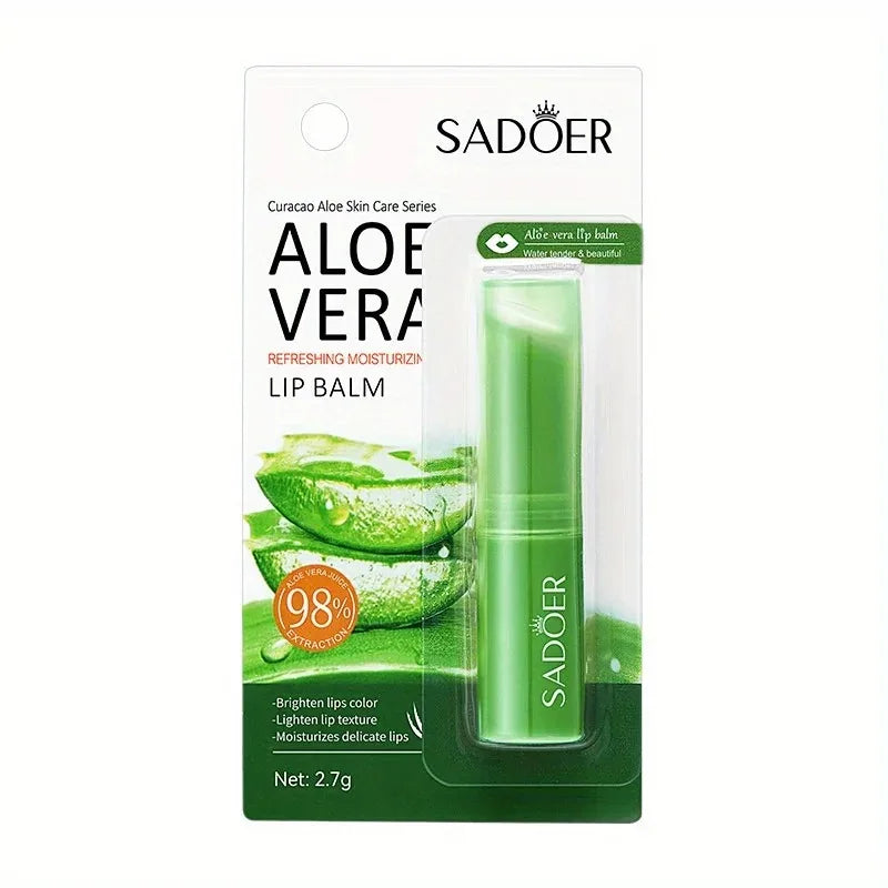 SADOER Aloe Lip Balm – Nourishing, Moisturizing & Lip Repair Stick