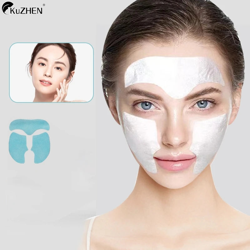 Ensemble de masques faciaux au film de collagène KUZHEN - Anti-âge et anti-rides