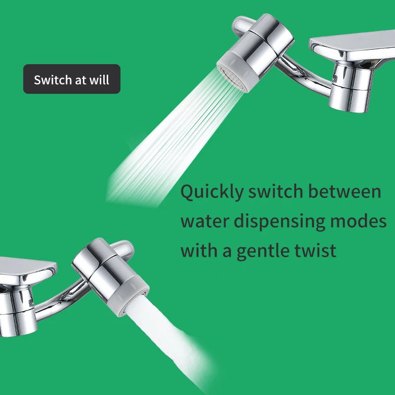 1080 Degree Rotating Faucet Extender with Splash-Proof Filter