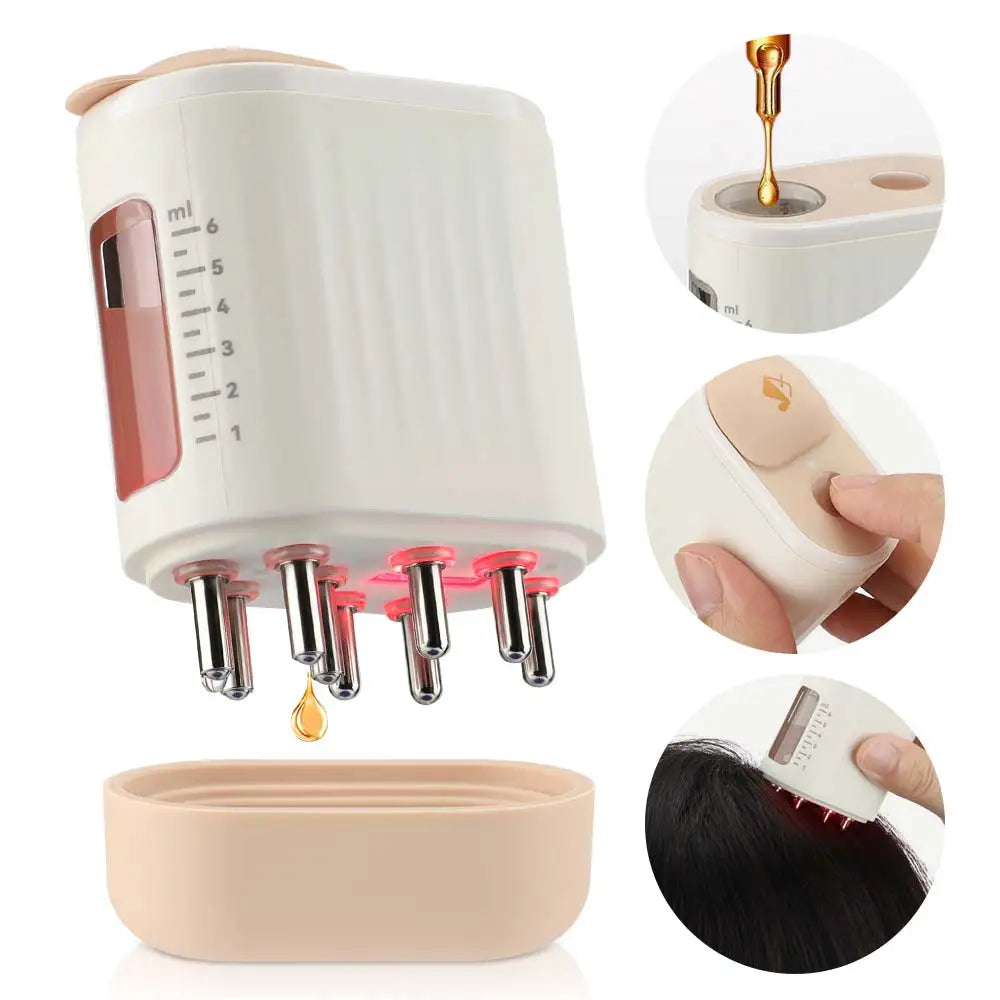 Masseur de cuir chevelu à LED PASTSKY avec micro-courant et thérapie par lumière rouge