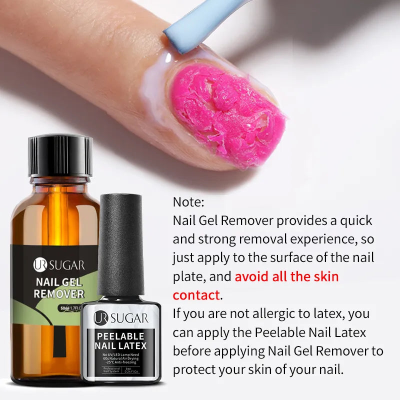 UR SUGAR Nail Art Polishes & Quick Glide Effortless Remover Gel