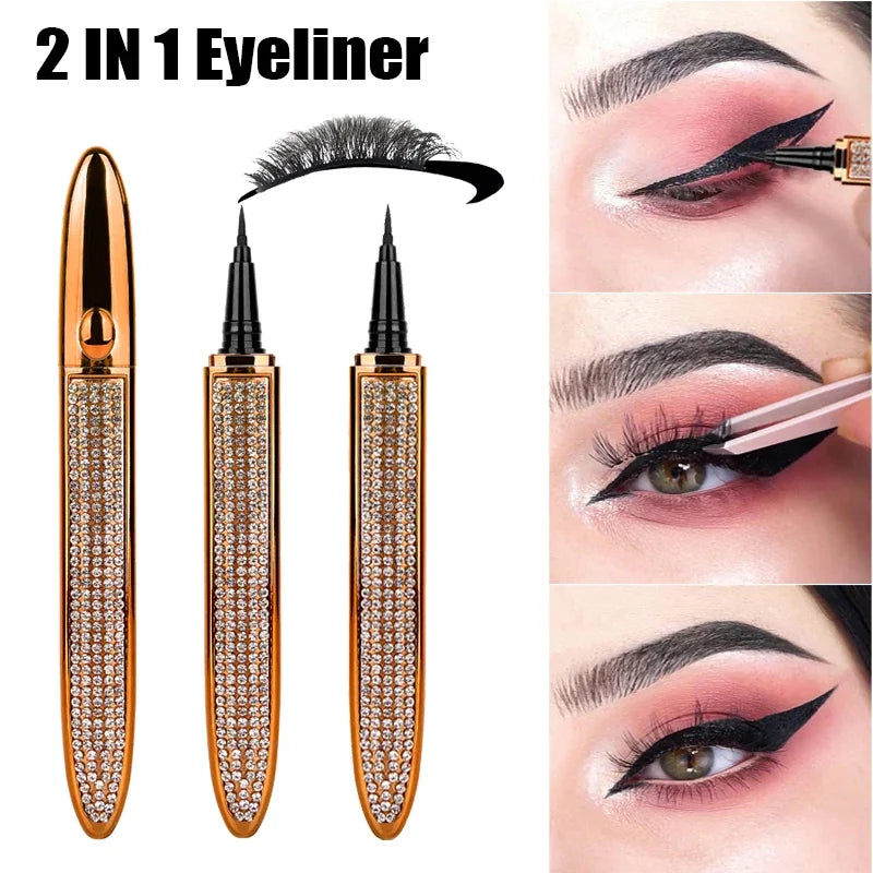 Crayon contour des cils adhésif 2 en 1 LADY MAKEUP