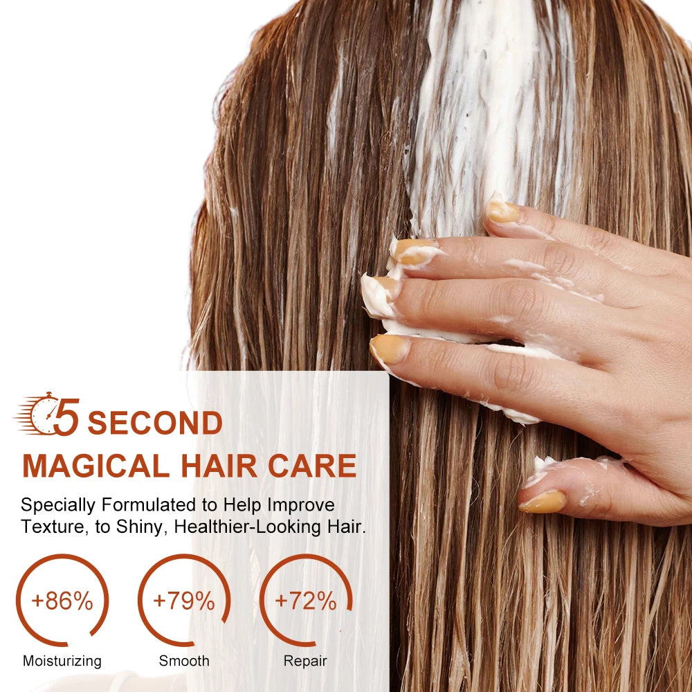 PURC Anti Dry Frizz Damage Soft Shiny Argan Oil Repair Keratin Treatment Hair Mask 60/120 ml