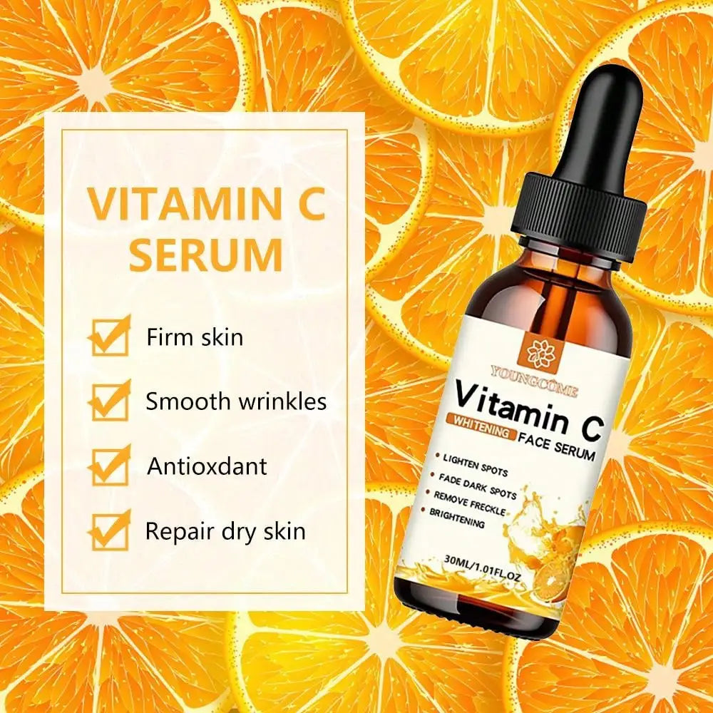 YOUNGCOME Vitamin C Hyaluronic Acid Dark Spot Remover Moist Repair Anti Ageing Face Essence 30 ml