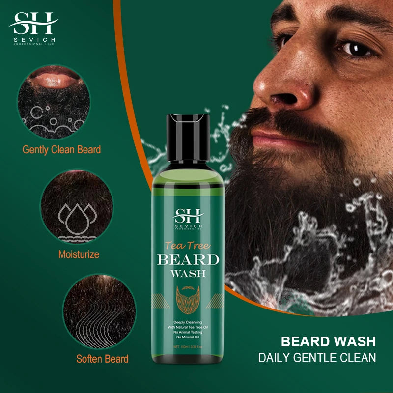 Kit de pousse de barbe SEVICH pour hommes