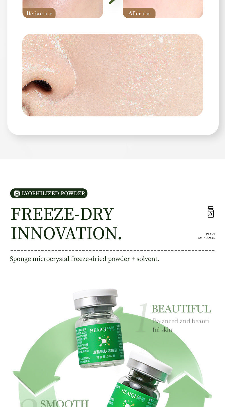 HEAIQI Natural Seaweed Facial Serum for Clear, Bright Skin