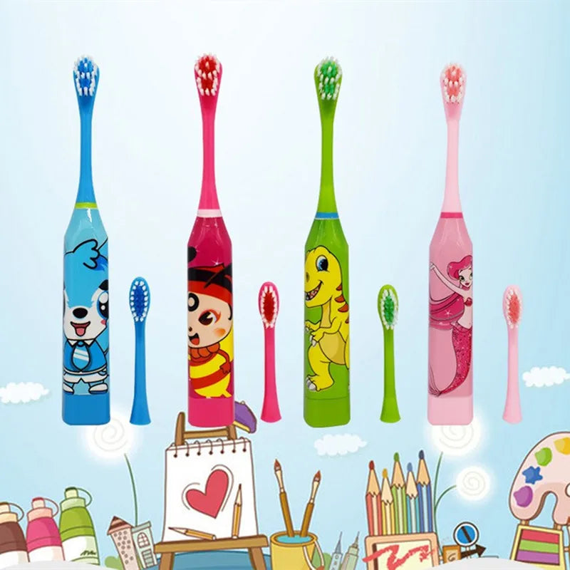 Kids Cartoon Electric Toothbrush