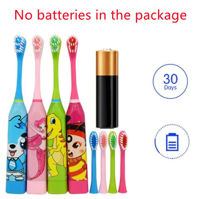 Kids Cartoon Electric Toothbrush