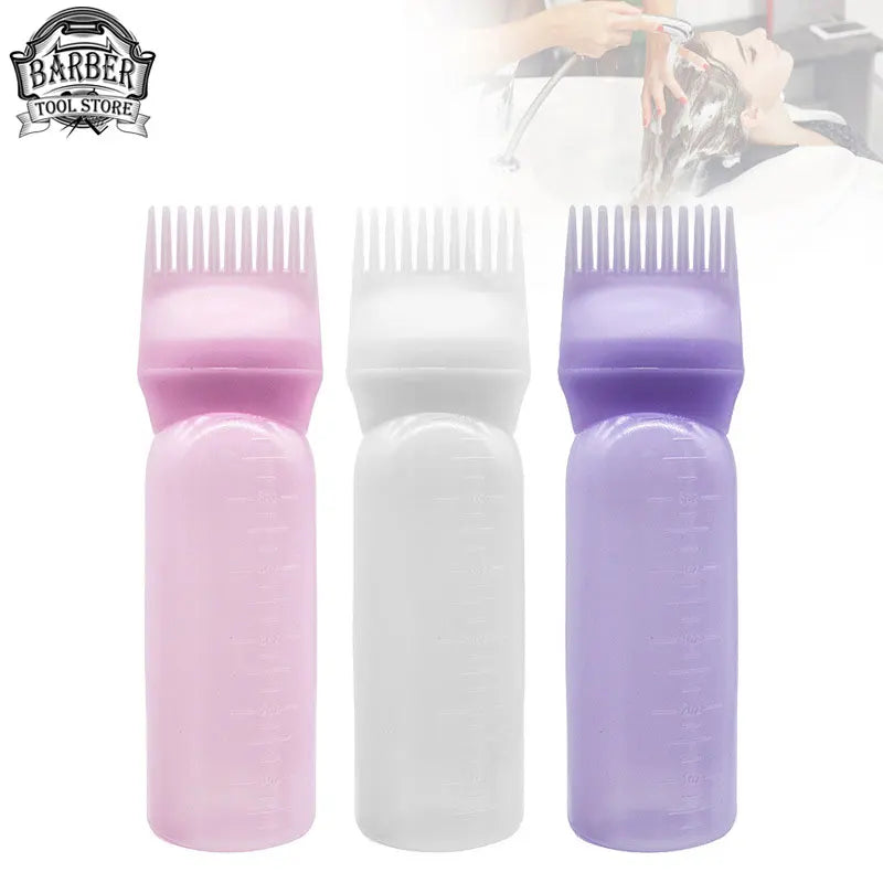 3-in-1 Hair Dye Applicator Brush Bottle - Multi-Functional Hair Coloring Tool