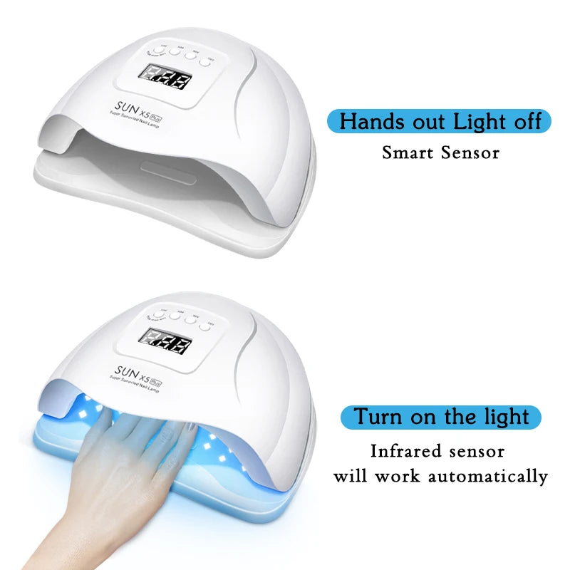 Lampe UV LED pour sèche-ongles à détection de mouvement SUN X5