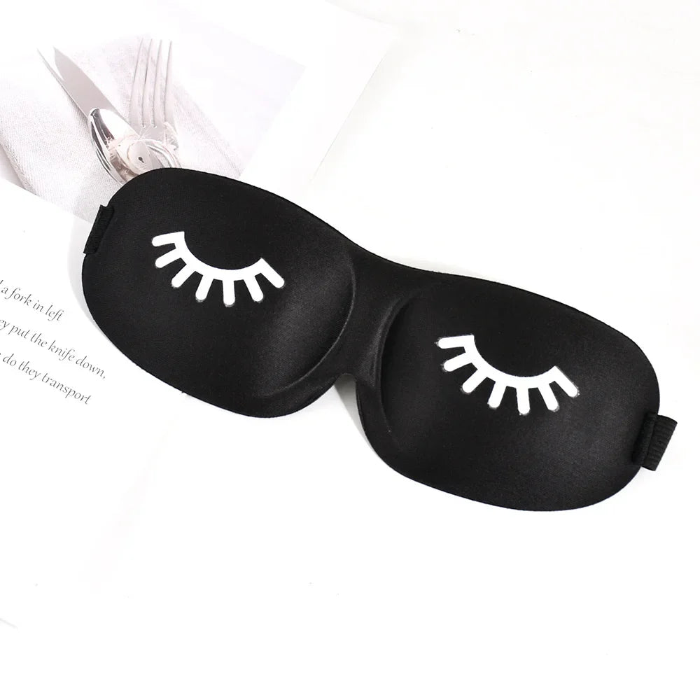 3D Sleep Mask with Eyelash-Friendly Design