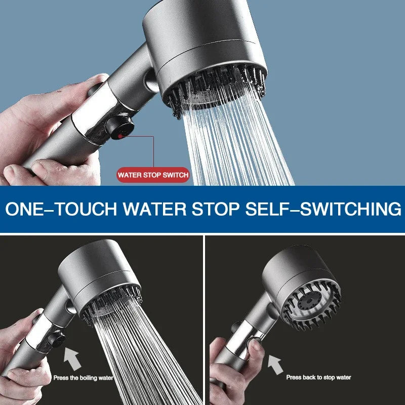 XIAOMI High Pressurized 3-Mode Shower Head with Massage Brush & Filter