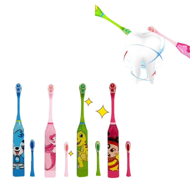 Kids Cartoon Electric Toothbrush